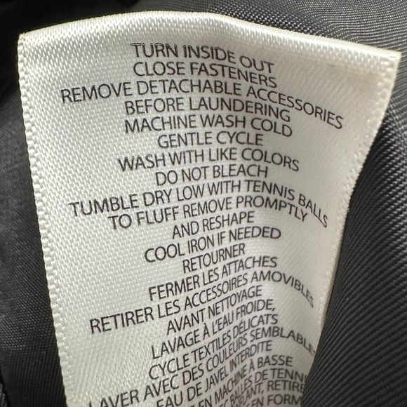 Lauren Ralph Lauren Women Sz PS Black Down Waterfowl Feathers Puffer Coat - Picture 7 of 9